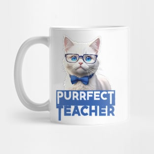 Just a Purrfect Teacher Funny Cat Mug